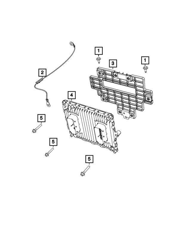 68434926AC - Electrical: Engine Controller Module for Mopar Image