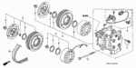 38773PJ7003 - Body/Air Conditioning: CLIP, WIRE HARNESS for Honda Image
