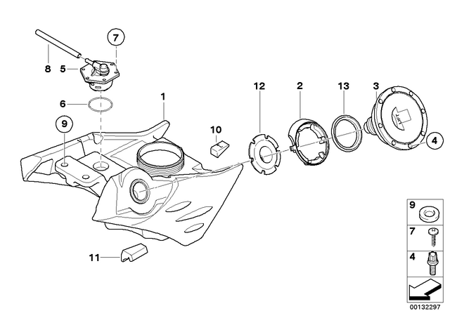 16117658550 - : Rubber Buffer Right for BMW-Motorrad Image
