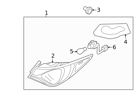 Bulbs - Chassis for 2011 Hyundai Sonata #3