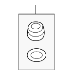 12E998754 - Electrical: Vent Valve for Volkswagen: e-Golf, Golf, Golf R Image
