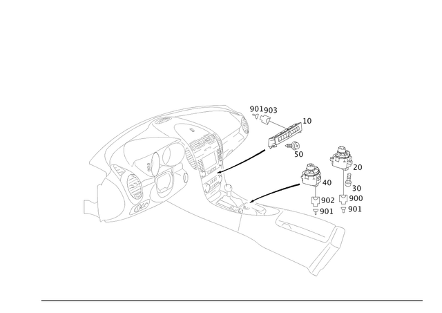 25407681 - Electrical System: Coupling, Mechanical for Mercedes-Benz Image image