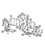 68566291AA - Interior Trim: Rear Seat Back Frame for Mopar Image