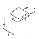 GB0652820D - : Lock Support for Mazda: 626 Image
