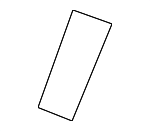 5805A063 - : Lift Gate Glass Spacer for Mitsubishi: Endeavor Image