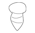 96057293 - : Cowl Grille Clip for Chevrolet: Tracker Image