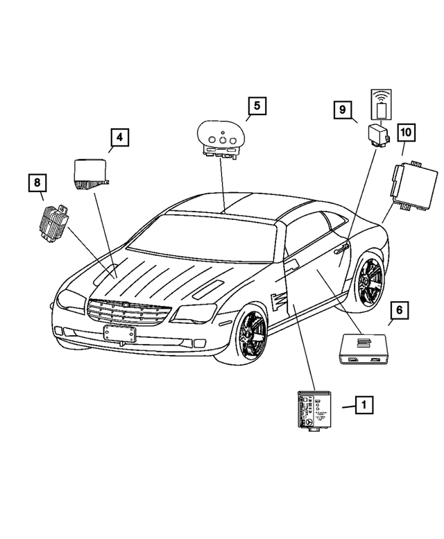 5102558AA - Electrical: Alarm Module for Mopar Image image
