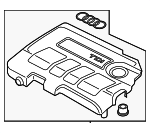 4L103925R - : Engine Cover for Audi: A3 Image