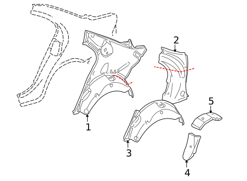 Inner Structure for 2006 Mercedes-Benz CLS55 AMG #0