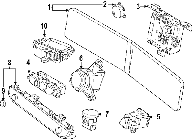 96173P2540FHL - : Temp Control Knob for Kia Image