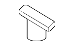 86438A5000 - Body: Upper Molding Clip for Hyundai Image