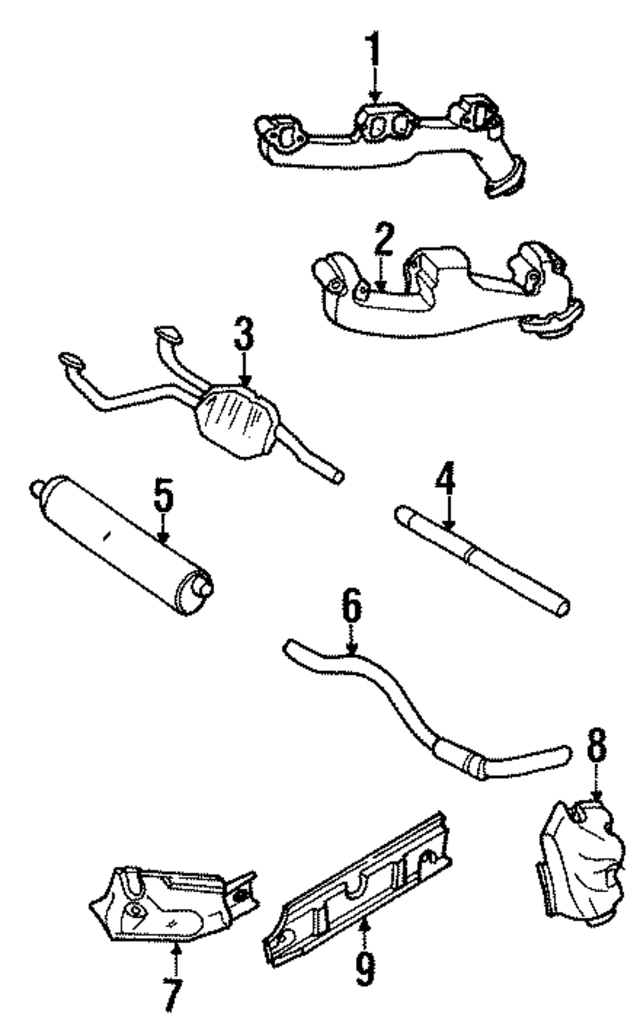 52020006AB - Exhaust: Exhaust Pipe for Mopar Image