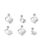 68231524AA - Electrical: Electrical Connector for Mopar Image