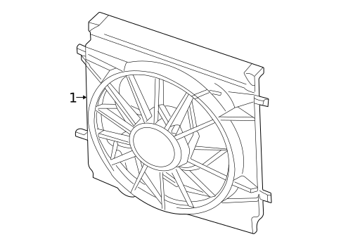 Cooling Fan for 2005 Jeep Liberty #0