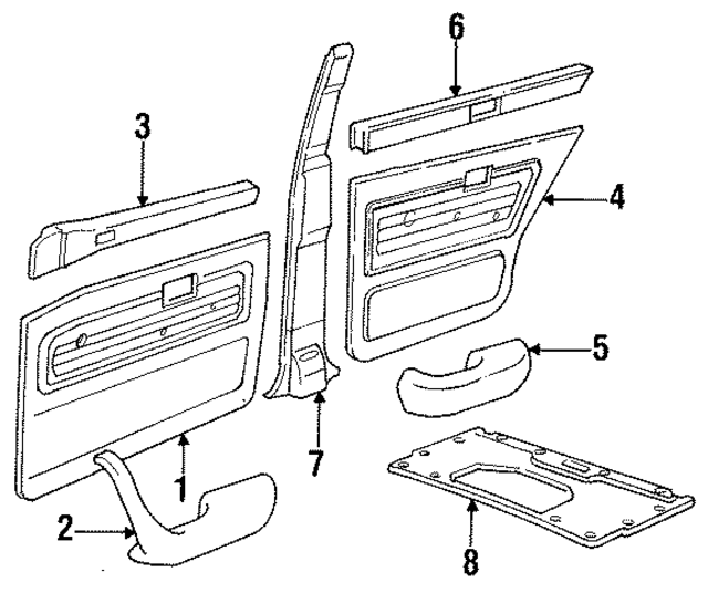 51411885263 - Body: Armrest for BMW Image