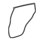 678710E130 - Body: Door Weather-strip for Lexus: RX350, RX350h, RX450h+, RX500h Image