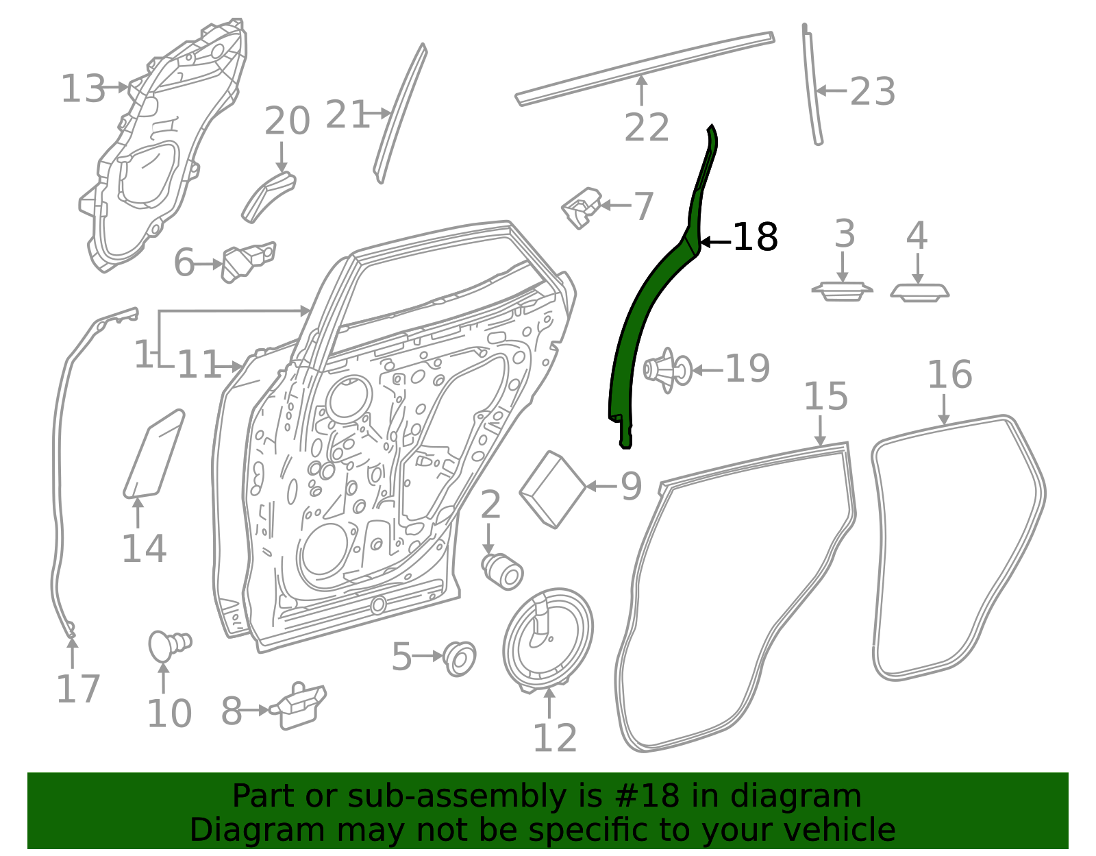 2023-2025 Lexus Door Seal 67857-0E080 | OEM Parts Online