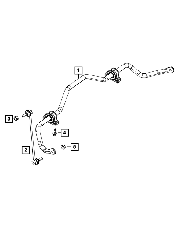 6510164AA - Front Suspension: 6 Lobe Screw for Mopar Image