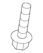 9011906897 - Body: Lock Assembly Bolt for Toyota: 4Runner, bZ4X, Crown, Crown Signia, Highlander, Land Cruiser, Mirai, Prius, Prius AWD-e, Prius Prime, Prius V, RAV4, RAV4 Prime, Venza Image