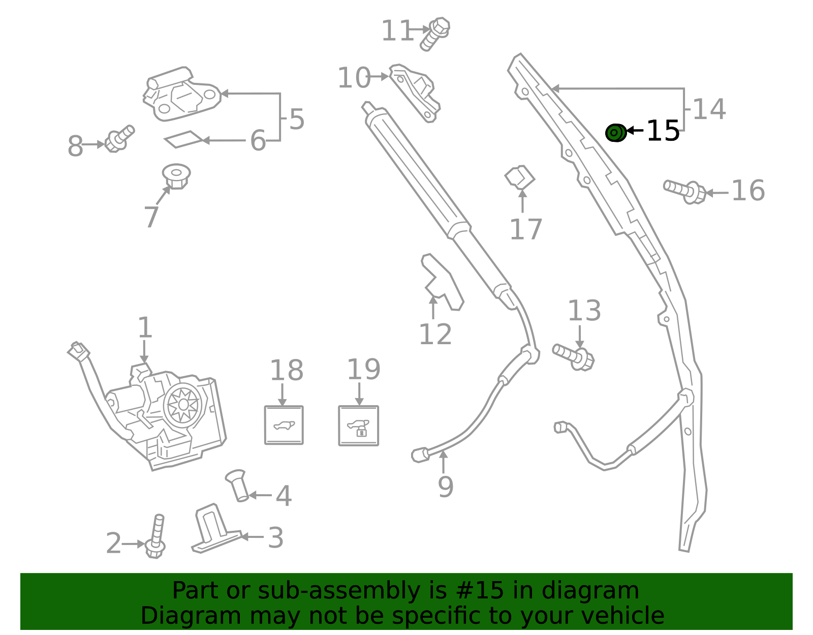 2021-2026 Toyota 2019-2024 Toyota - Object Sensor Clip 61617-42040