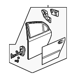 12780338 - : Door for Saab: 9-3 Image