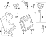 PR3Z12A659A - : Bracket for Ford Image