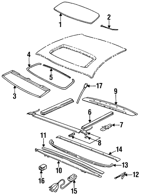 Sunroof for 1995 Porsche 928 #0