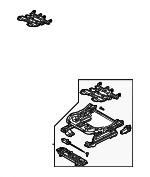 MB3Z7861704H - : 2021-2024 Ford Bronco - Seat Track for Ford: Bronco Image