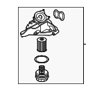 95510740302 - Engine: Oil Filter Housing for Porsche Image