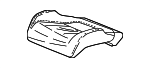 81131TBJA01ZC - Body: Cushion Cover for Honda Image