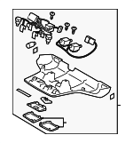 87505FJ170ME - : Map Lamp Assembly for Subaru: Crosstrek, XV Crosstrek Image