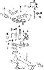 F3LY5500A - Suspension: Upper Control Arm for Lincoln: Mark VIII Image