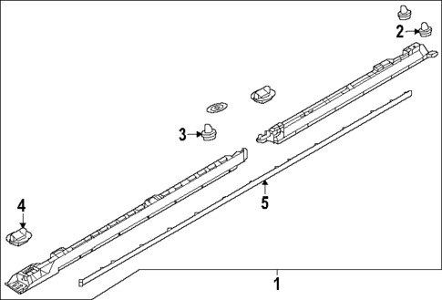 Exterior Trim - Pillars for 2025 Mazda CX-70 #0