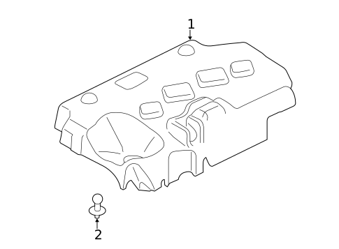 Engine Appearance Cover for 2018 Ford Transit-350 HD #0