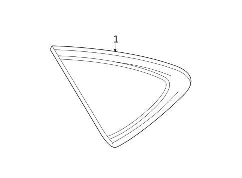 Glass & Hardware for 2020 Mercedes-Benz GLC63 AMG #1