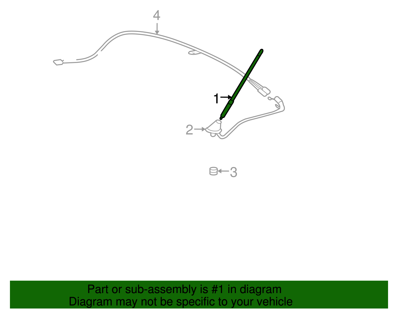 86309-52040 - Radio Antenna Mast 2004-2016 Toyota | Longo
