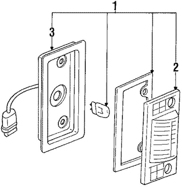 2616016M00 - Electrical: Side Marker Lamp for Nissan: Pulsar NX Image