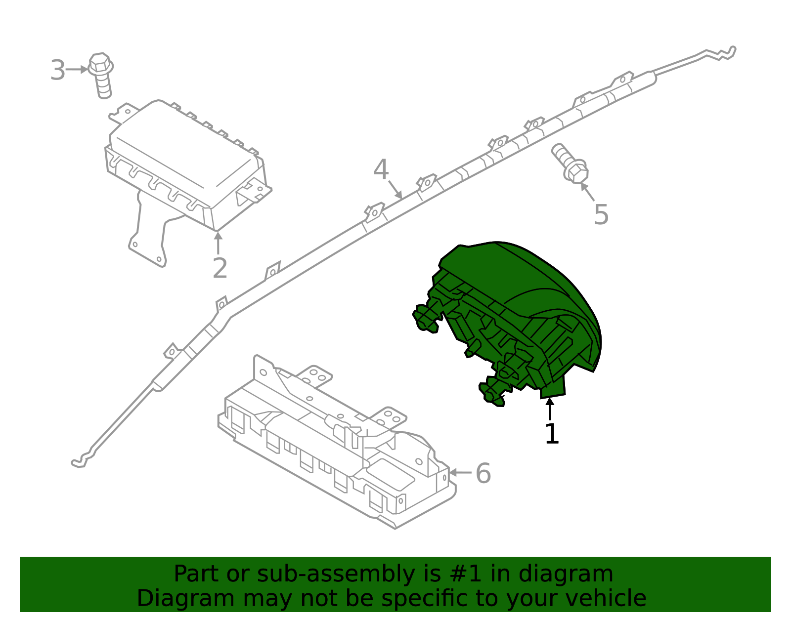 2022 Kia Driver Inflator Module 80100-G5000WK | OEM Parts Online