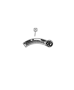 68229420AA - Labels: Space Saver Spare Warning Label for Mopar Image