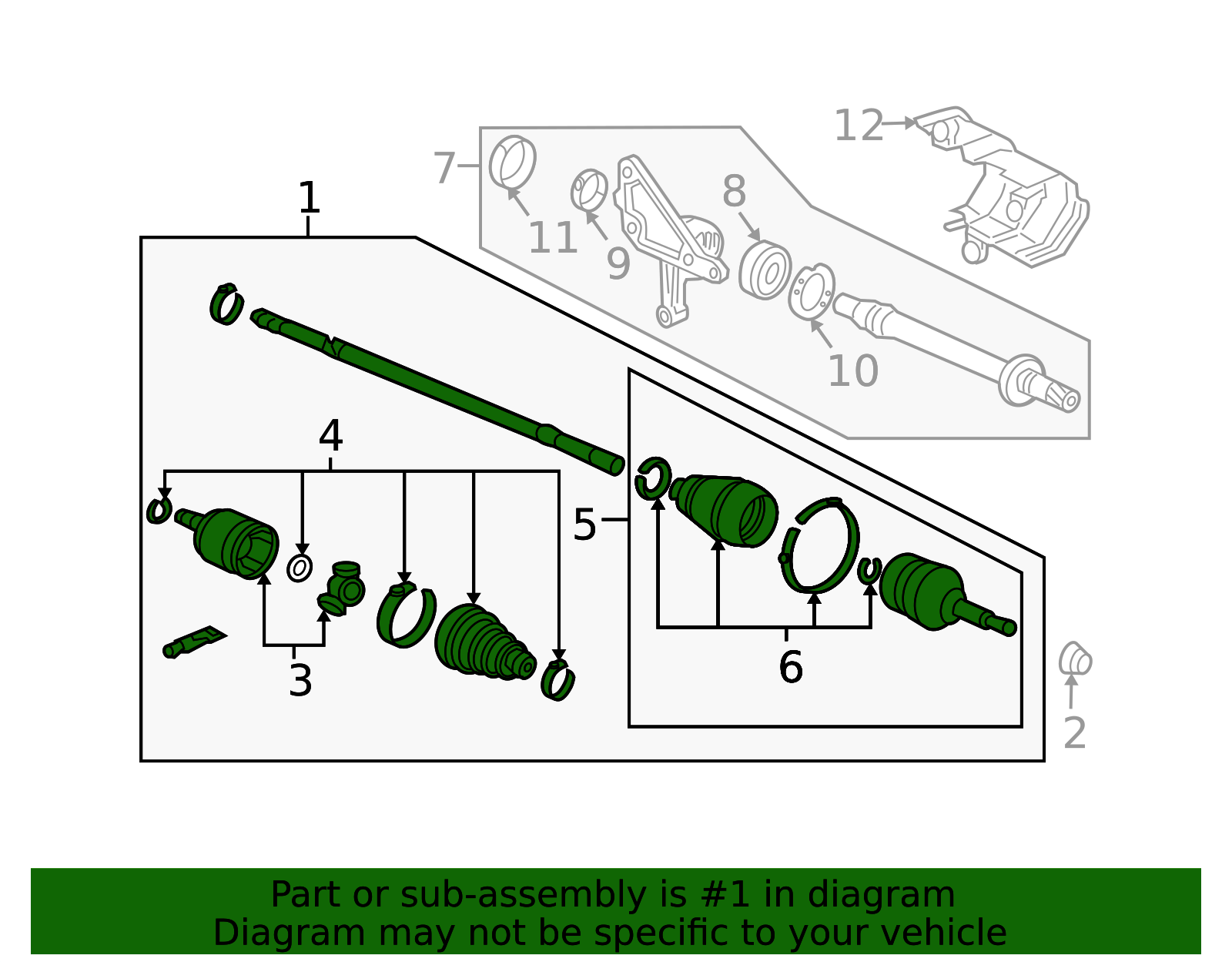 44306-TK4-A00 - Axle Assembly 2009-2012 Acura TL | Honda Acura Online