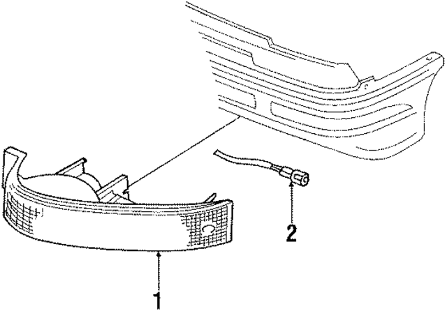 E92Z13200A - Electrical: Park Lamp for Ford: Probe Image
