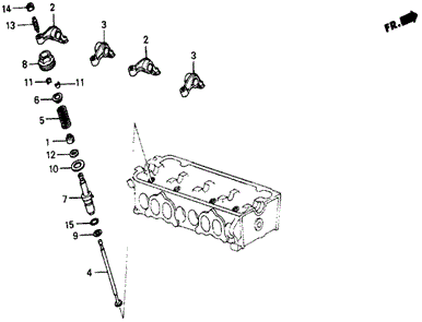 Auxiliary Valve for 1984 Honda Wagovan #0