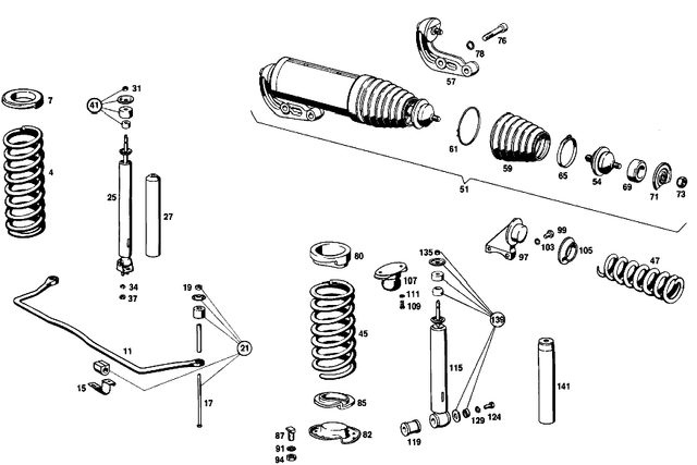 1113200499 - : Hydro-Pneum.Auxiliary Spring for Mercedes-Benz Image