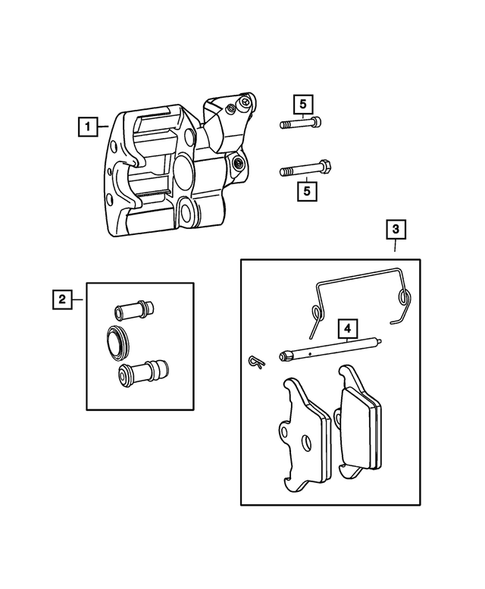 Parking Brake Lever, Cables, and Rear Disc Park Brake Assembly for 2017 Dodge Viper #1