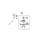 68504242AA - Cooling: Coolant Bottle Supply Hose for Jeep: Renegade Image