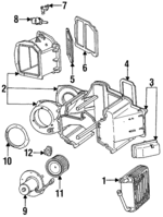 E7TZ19860A - HVAC: Evaporator Core for Ford: Bronco, F-150, F-250, F-350, F-Super Duty Image