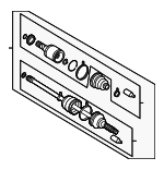 28021AC1118A - : Axle Assembly for Subaru: Forester, Impreza, Legacy Image