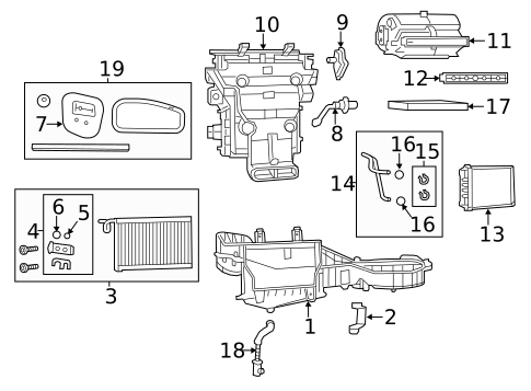 HVAC Case for 2012 Jeep Grand Cherokee #0
