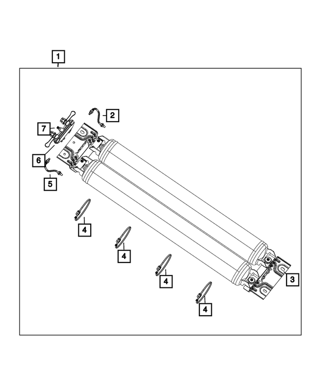 « 68264595AB – Front Suspension : Suspension Pneumatique Reservoir pour Mopar Image »