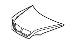 533010E020 - Body: Hood for Lexus: RX330, RX350, RX400h Image
